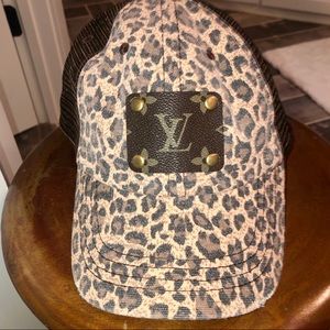 Gypsy Junkies Leopard Louis Vuitton Patch Hat